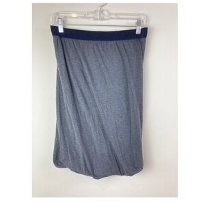 Alexander Wang grey marled jersey twist skirt L